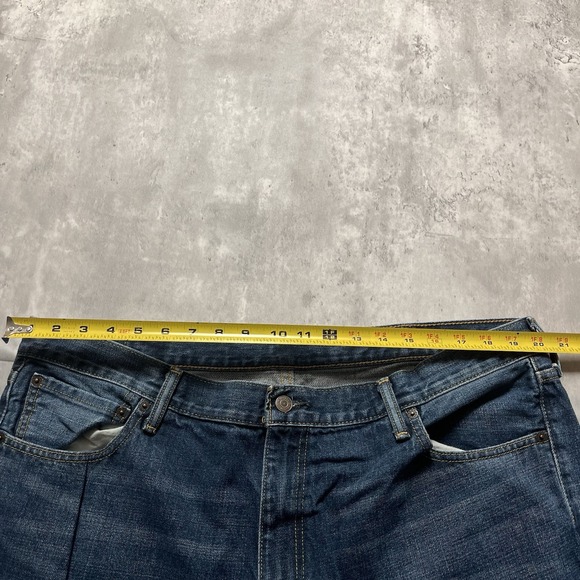 Levi's 527 Men's 42x30 Bootcut Jeans Dark Wash Classic Fit Denim Lightweight - Picture 5 of 9